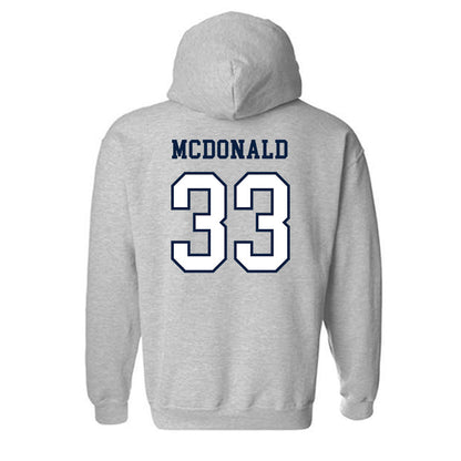 UWF - NCAA Baseball : Brooks McDonald - Classic Shersey Hooded Sweatshirt-1