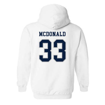 UWF - NCAA Baseball : Brooks McDonald - Classic Shersey Hooded Sweatshirt-1