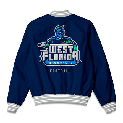 UWF - NCAA Football : Logan Crabs - Bomber Jacket-1