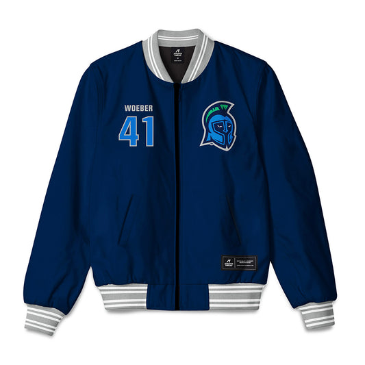 UWF - NCAA Football : Brogan Woeber - Bomber Jacket-0