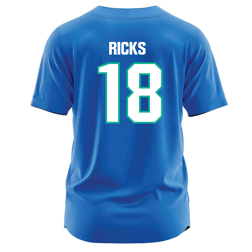 UWF - NCAA Baseball : Tucker Ricks - Blue Jersey-1