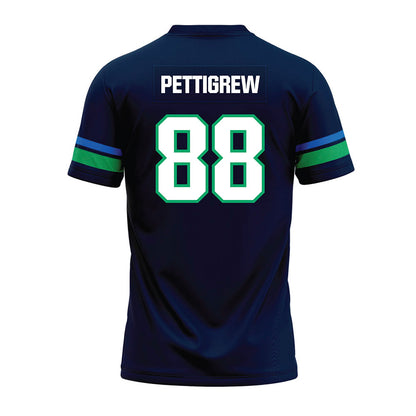 UWF - NCAA Football : Grant Pettigrew - Navy Premium Football Jersey-1