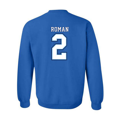 San Diego - NCAA Men's Soccer : Michael Roman - Crewneck Sweatshirt-1