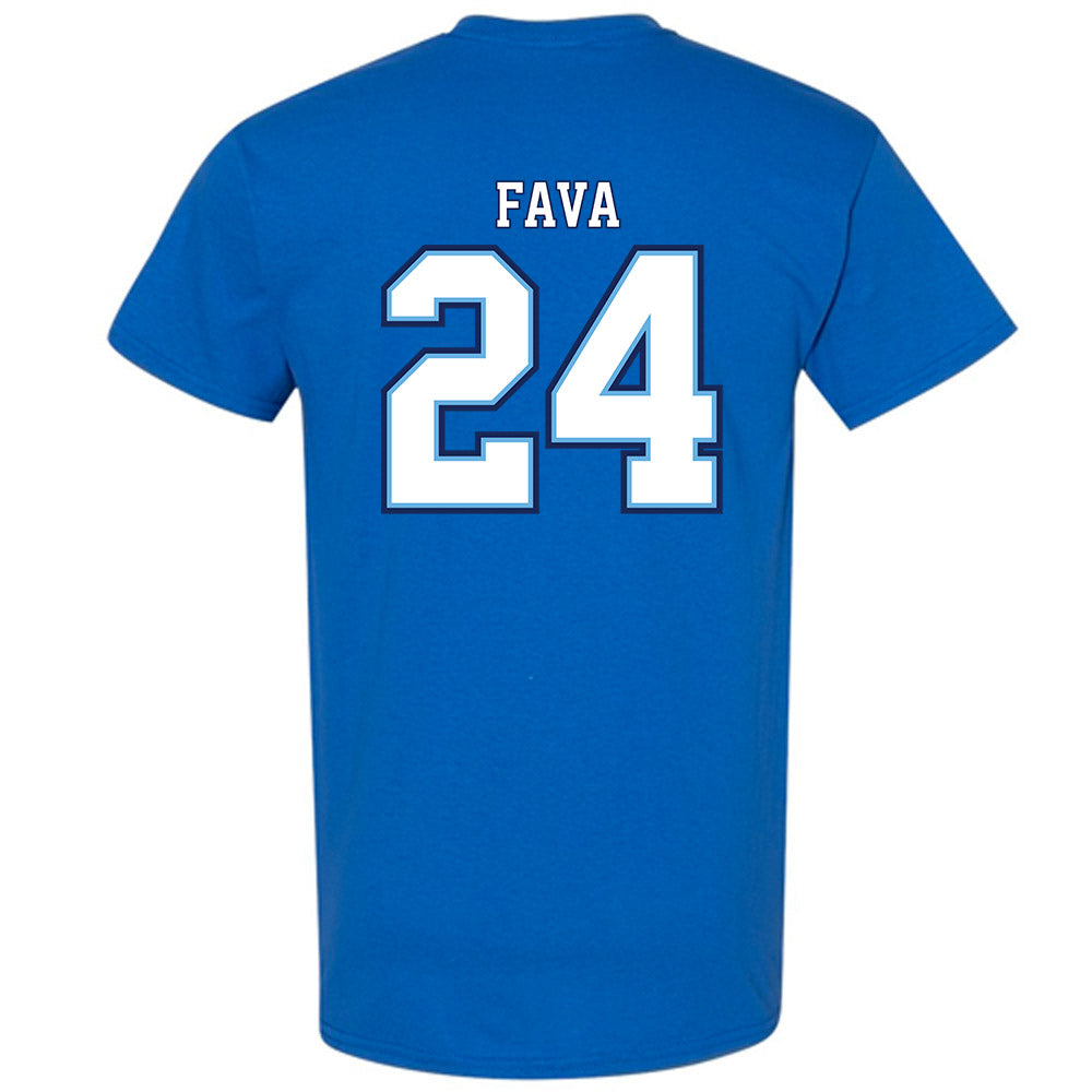 San Diego - NCAA Men's Soccer : Luca Fava - T-Shirt-1