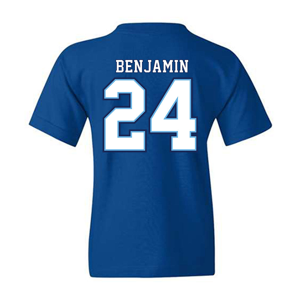 San Diego - NCAA Men's Basketball : Brandon Benjamin - Youth T-Shirt-1