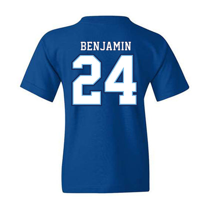 San Diego - NCAA Men's Basketball : Brandon Benjamin - Youth T-Shirt-1