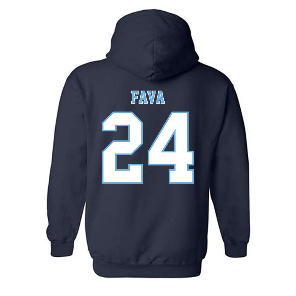 San Diego - NCAA Men's Soccer : Luca Fava - Hooded Sweatshirt-1