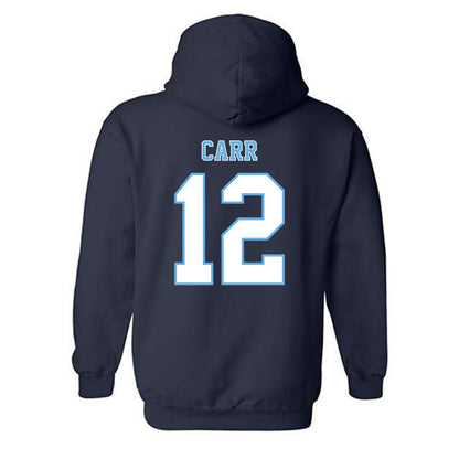 San Diego - NCAA Women's Basketball : Erica Carr - Hooded Sweatshirt-1