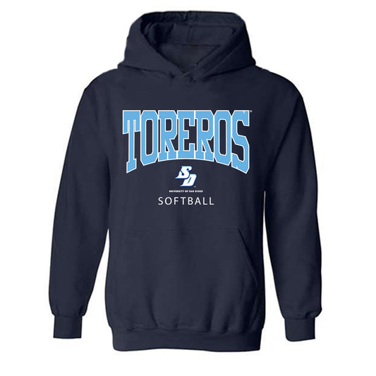 San Diego - NCAA Softball : Michelle Delgado - Hooded Sweatshirt-0