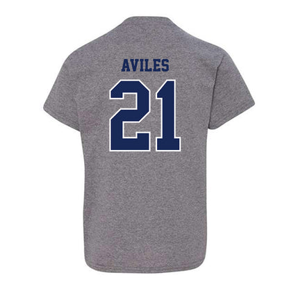 San Diego - NCAA Men's Basketball : Alejandro Aviles - Youth T-Shirt-1