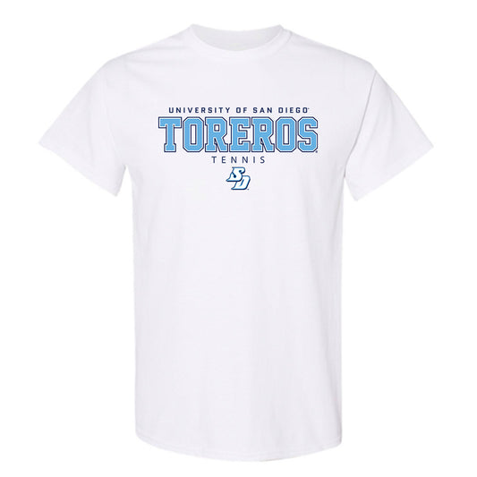 San Diego - NCAA Men's Tennis : Luc Wieland - T-Shirt-0