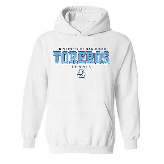 San Diego - NCAA Men's Tennis : Luc Wieland - Hooded Sweatshirt-0