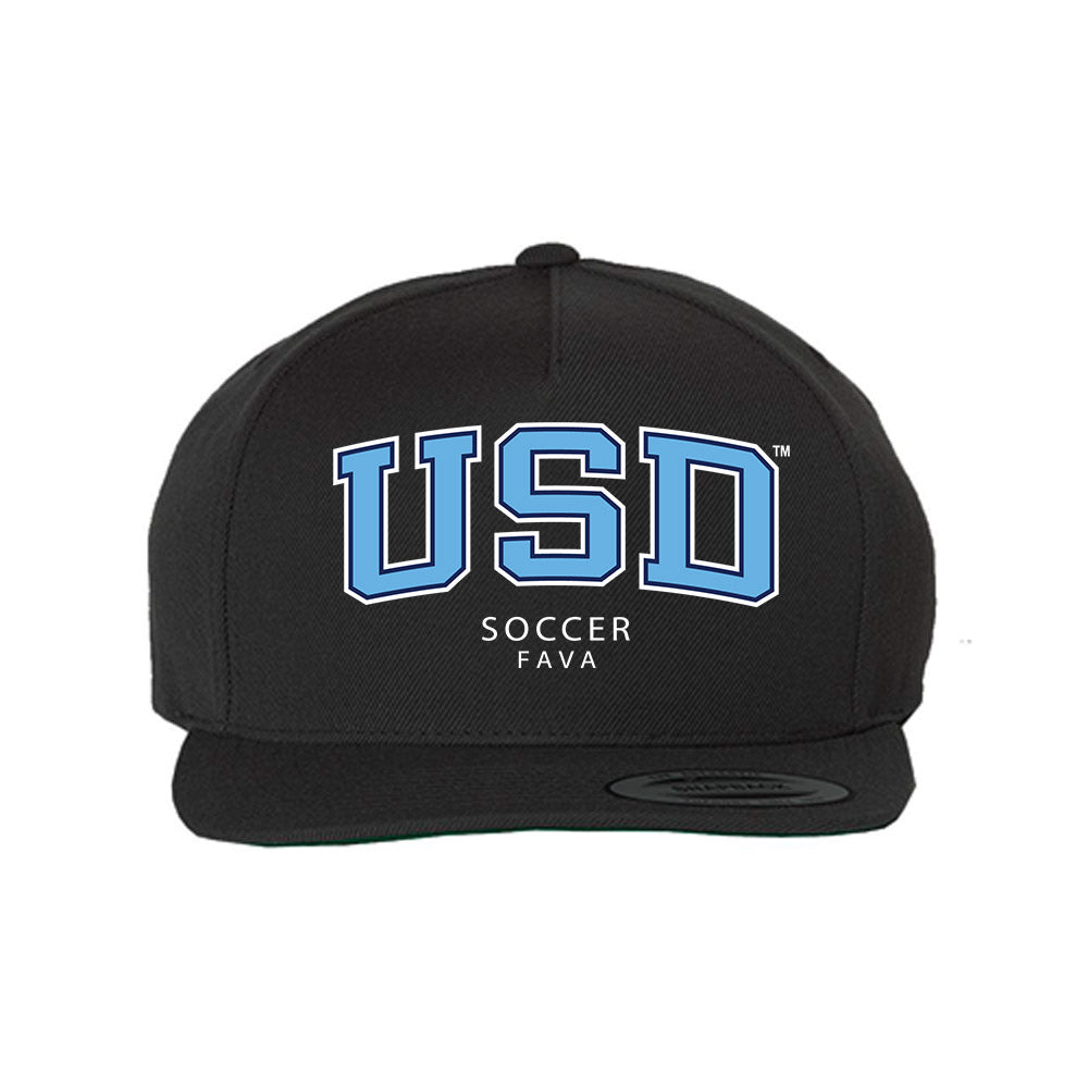 San Diego - NCAA Men's Soccer : Luca Fava - Snapback Hat-0