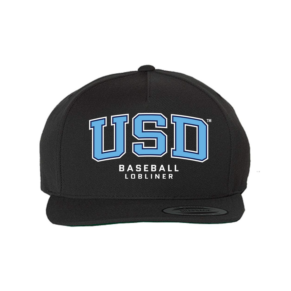 San Diego - NCAA Baseball : Jayden Lobliner - Snapback Hat-0