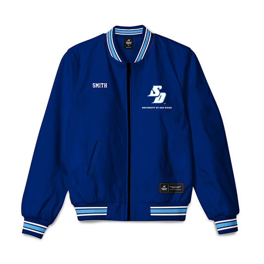San Diego - NCAA Men's Swimming & Diving : Gwendolyn Smith - Bomber Jacket-0