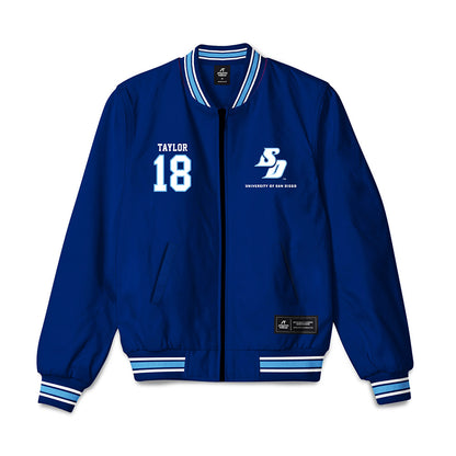 San Diego - NCAA Softball : Emily Taylor - Bomber Jacket-0