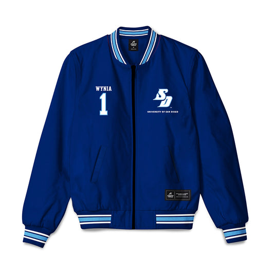 San Diego - NCAA Softball : Kaitlyn Wynia - Bomber Jacket-0