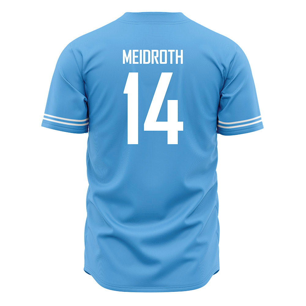 San Diego - NCAA Baseball : Connor Meidroth - Blue Jersey-1
