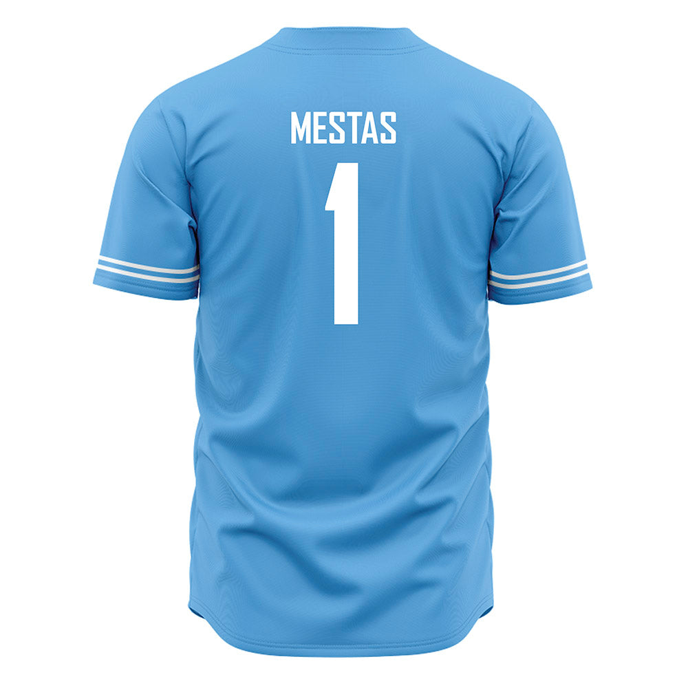 San Diego - NCAA Baseball : Gage Mestas - Blue Jersey-1