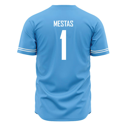 San Diego - NCAA Baseball : Gage Mestas - Blue Jersey-1