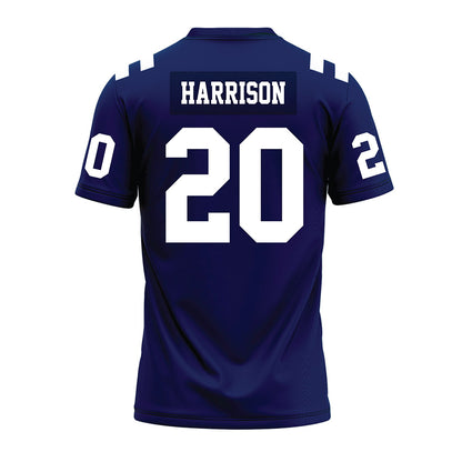 San Diego - NCAA Football : Ian Harrison - Blue Premium Football Jersey-1