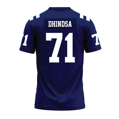 San Diego - NCAA Football : Avi Dhindsa - Blue Premium Football Jersey-1