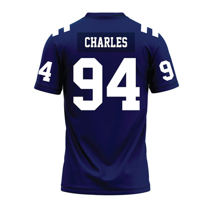 San Diego - NCAA Football : Mason Charles - Blue Premium Football Jersey-1