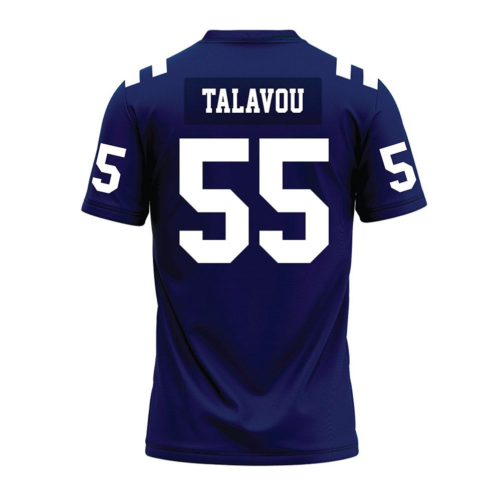 San Diego - NCAA Football : Maicah Talavou - Blue Premium Football Jersey-1