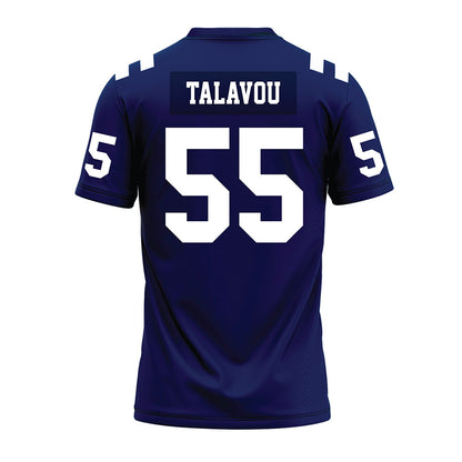 San Diego - NCAA Football : Maicah Talavou - Blue Premium Football Jersey-1
