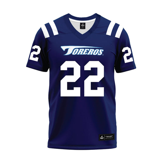 San Diego - NCAA Football : Yosei Takahashi - Blue Premium Football Jersey-0