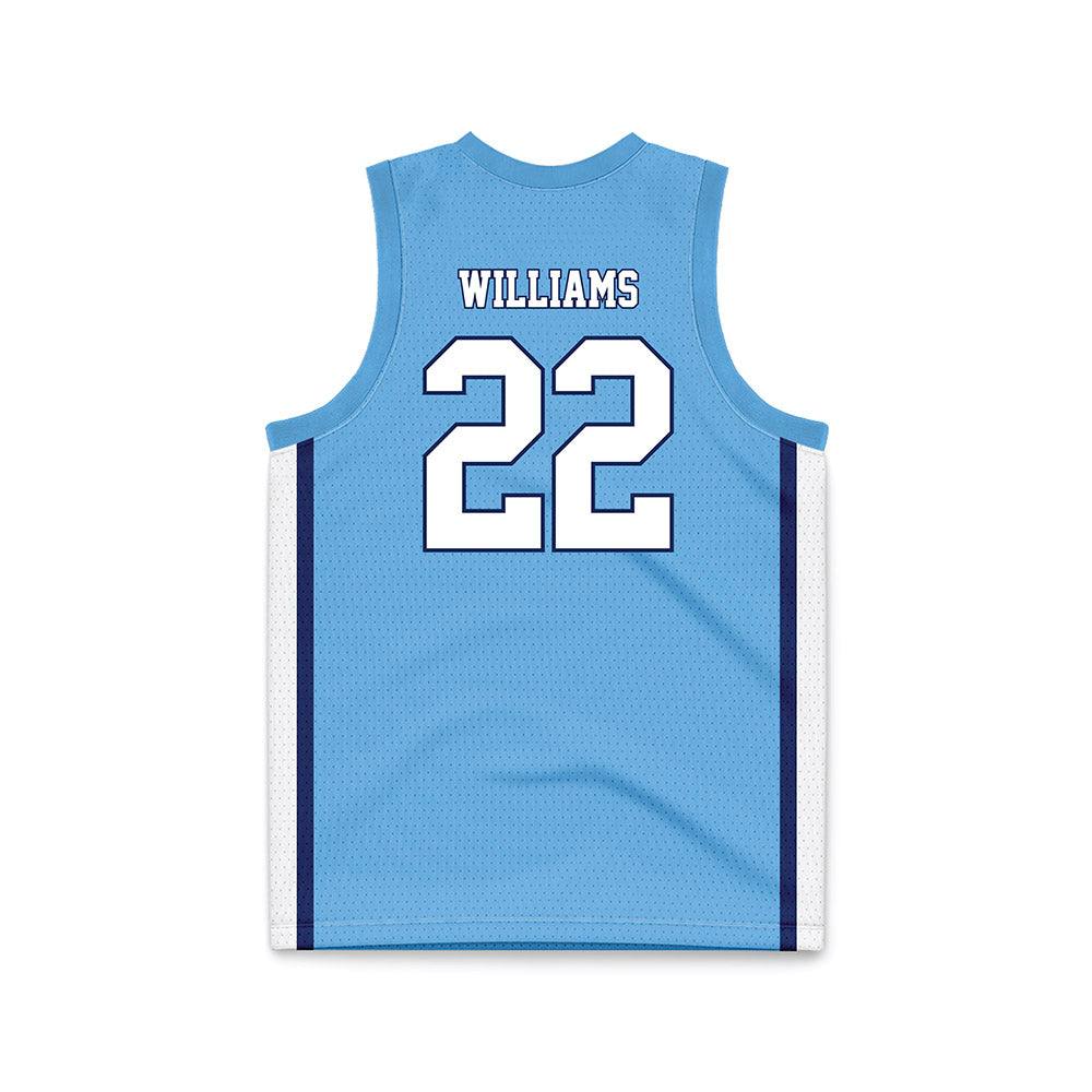 San Diego - NCAA Women's Basketball : Ayla Williams - Blue Basketball Jersey-1
