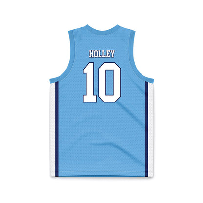 San Diego - NCAA Women's Basketball : Helen Holley - Blue Basketball Jersey-1