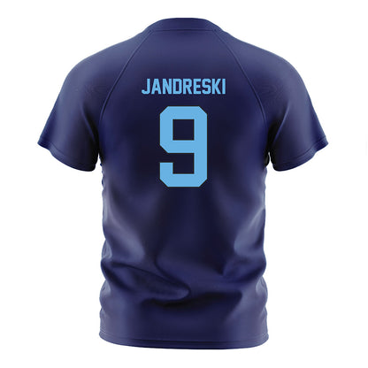 San Diego - NCAA Women's Soccer : Olivia Jandreski - Blue Soccer Jersey-1