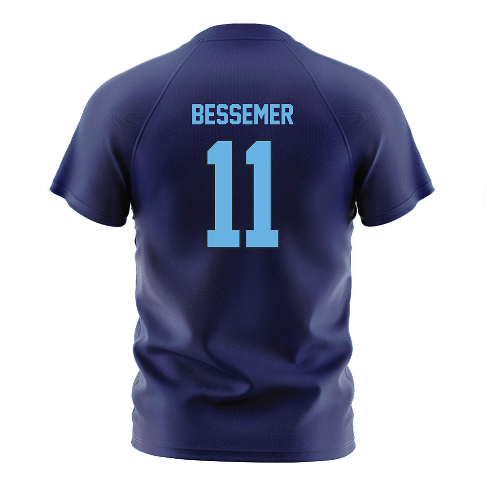 San Diego - NCAA Women's Soccer : Katelyn Bessemer - Blue Soccer Jersey-1