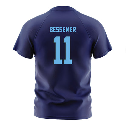 San Diego - NCAA Women's Soccer : Katelyn Bessemer - Blue Soccer Jersey-1