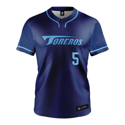 San Diego - NCAA Softball : Michelle Delgado - Blue Jersey-0