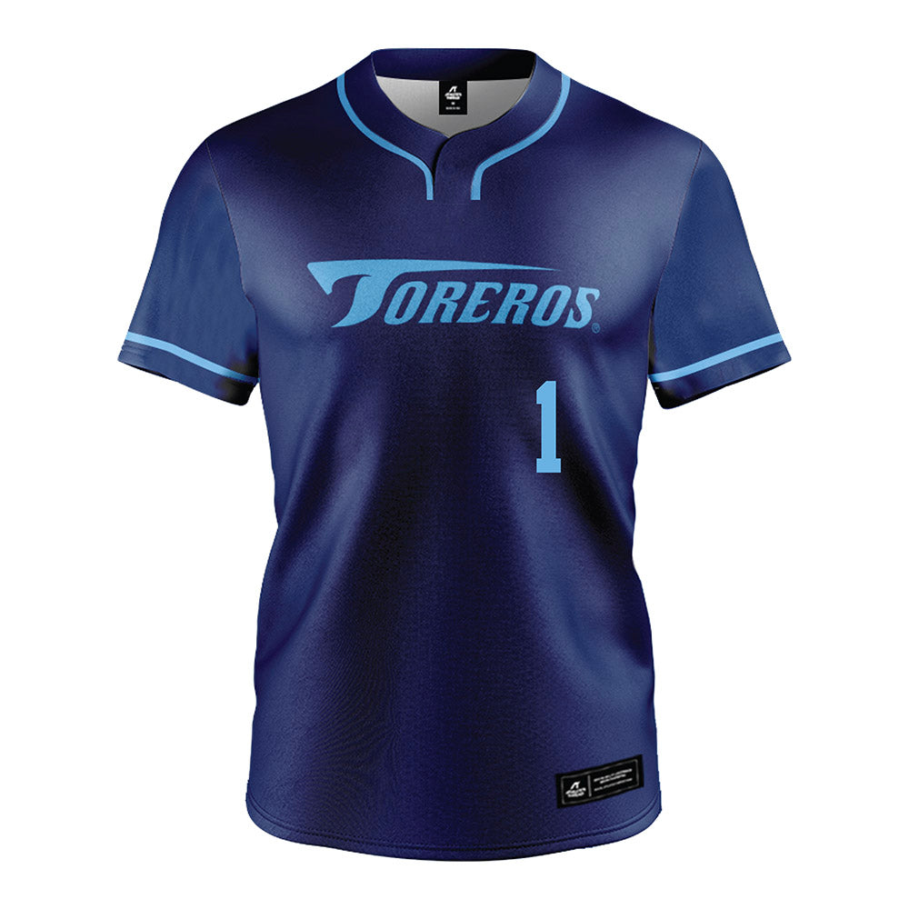 San Diego - NCAA Softball : Kaitlyn Wynia - Blue Jersey-0