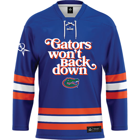 Florida - NCAA Women's Ice Hockey : - Tom Petty - Royal Fashion Hockey Jersey-0