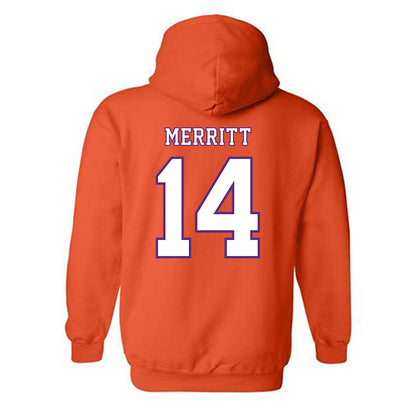 Clemson - NCAA Football : London Merritt - Replica Shersey Hooded Sweatshirt-1