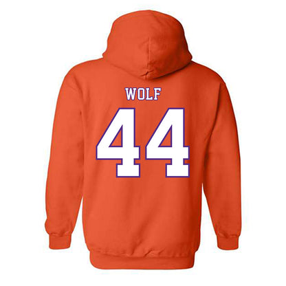 Clemson - NCAA Football : Jack Wolf - Replica Shersey Hooded Sweatshirt-1