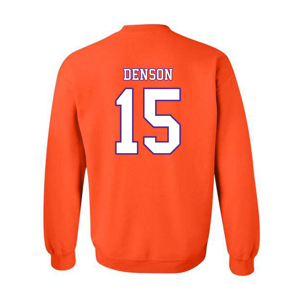 Clemson - NCAA Football : Chris Denson - Replica Shersey Crewneck Sweatshirt-1