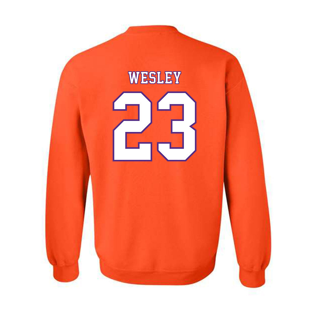 Clemson - NCAA Football : C.J. Wesley - Replica Shersey Crewneck Sweatshirt-1