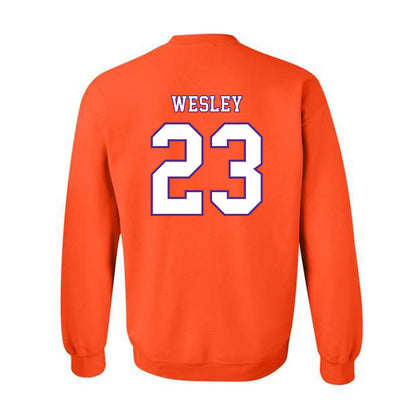 Clemson - NCAA Football : C.J. Wesley - Replica Shersey Crewneck Sweatshirt-1