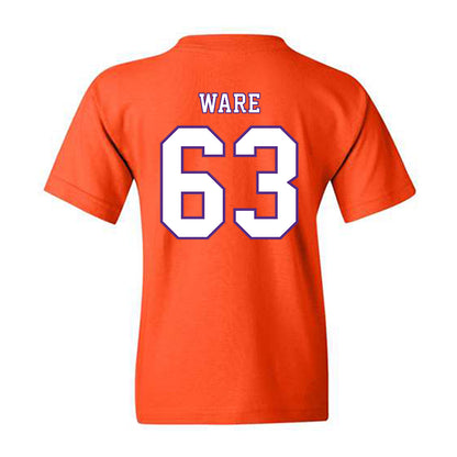 Clemson - NCAA Football : Easton Ware - Replica Shersey Youth T-Shirt-1