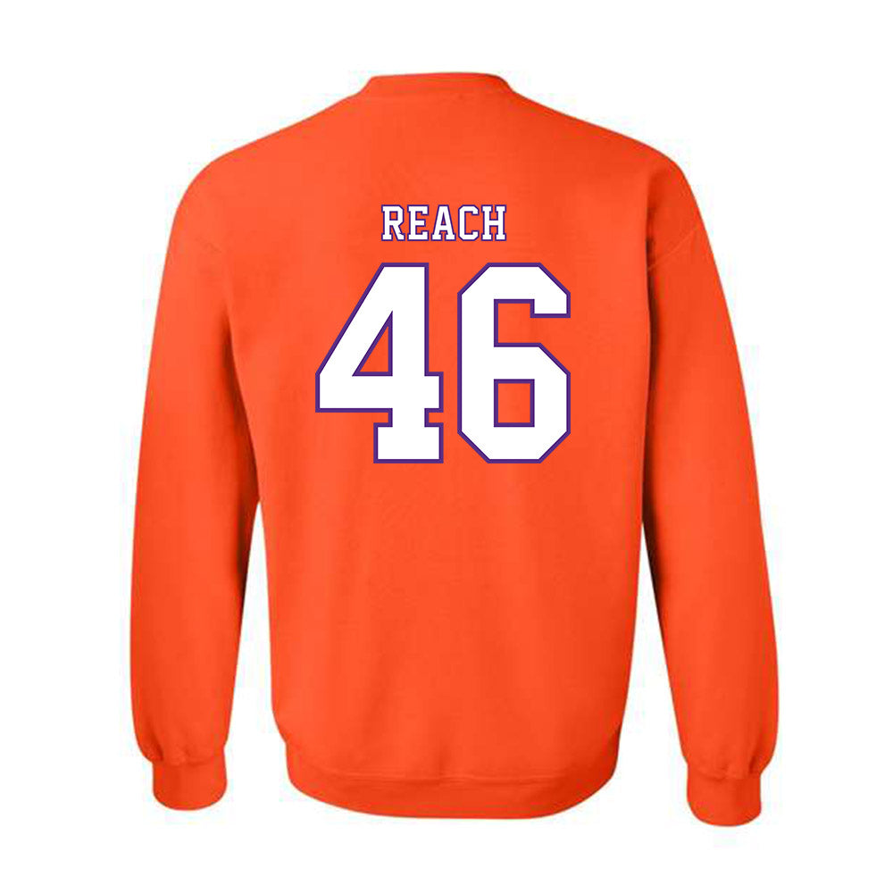 Clemson - NCAA Football : Jackson Reach - Replica Shersey Crewneck Sweatshirt-1