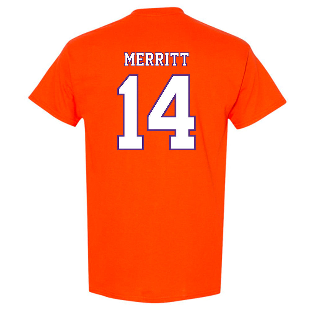 Clemson - NCAA Football : London Merritt - Replica Shersey T-Shirt-1
