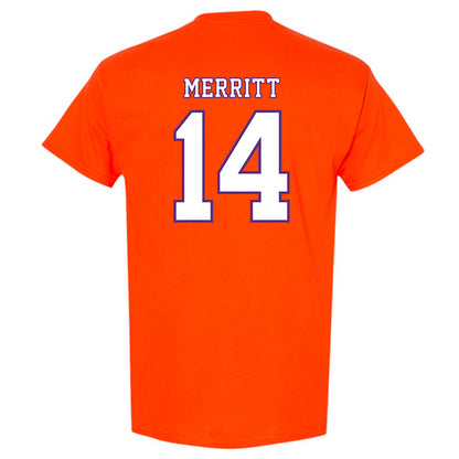 Clemson - NCAA Football : London Merritt - Replica Shersey T-Shirt-1