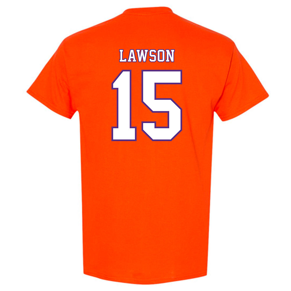 Clemson - NCAA Football : Jahiem Lawson - Replica Shersey T-Shirt-1