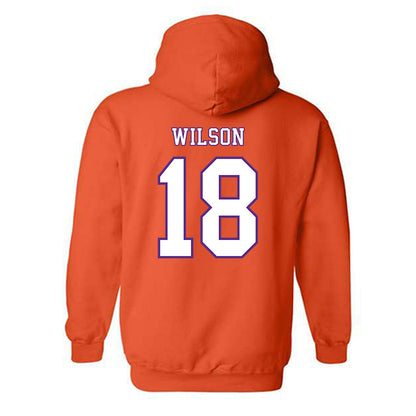 Clemson - NCAA Football : Tayveon Wilson - Replica Shersey Hooded Sweatshirt-1