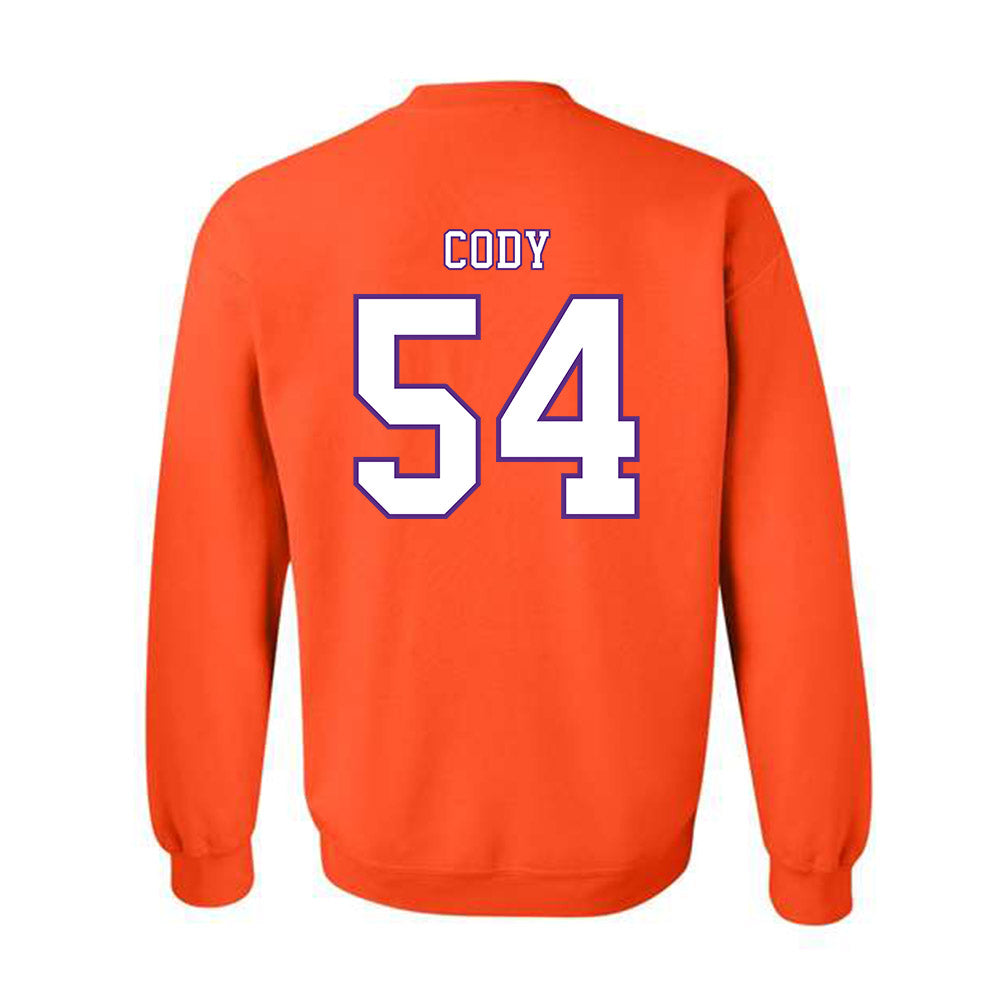 Clemson - NCAA Football : Kam Cody - Replica Shersey Crewneck Sweatshirt-1